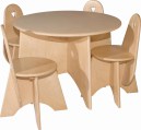 Apollo tafels met stoelen naturel Tangara Groothandel voor de Kinderopvang Kinderdagverblijfinrichting